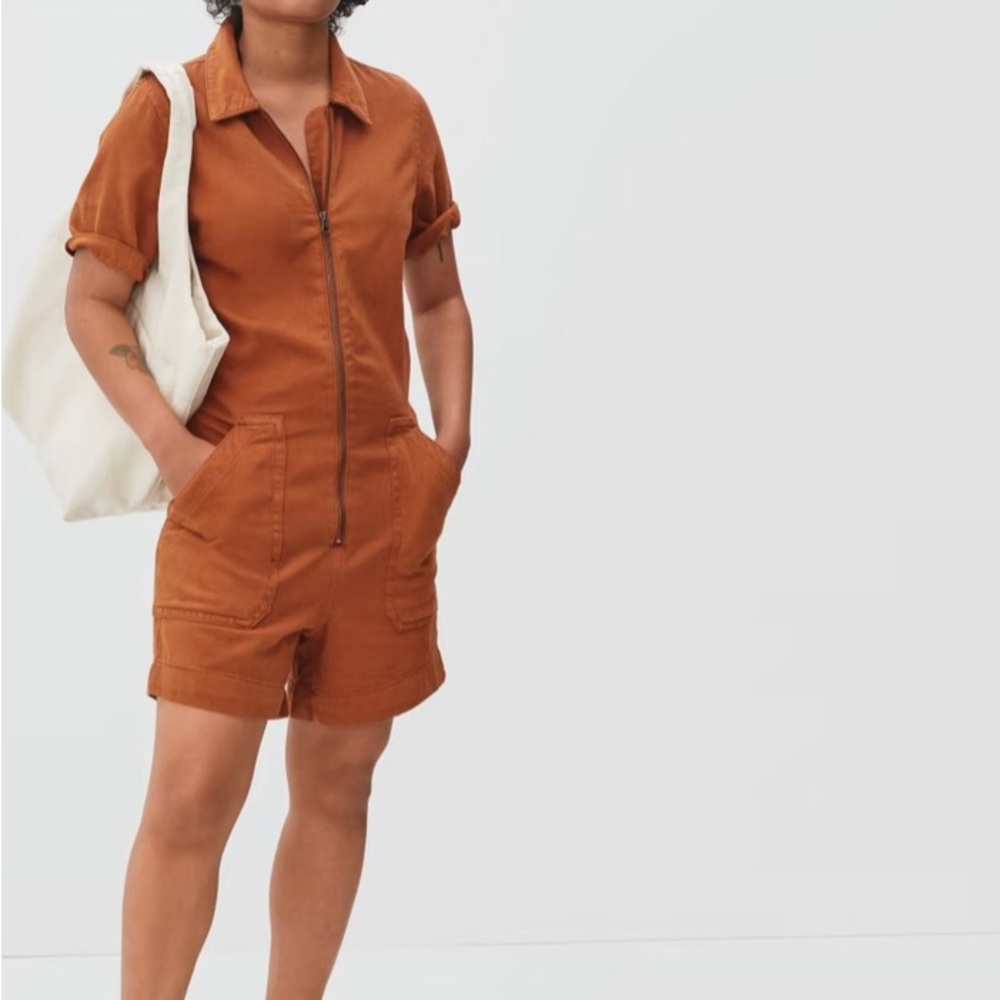 Everlane Denim Romper in Canyon